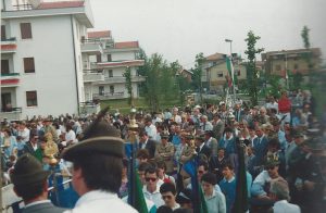 Inaugurazione Monumento Parco degli Alpini 1987